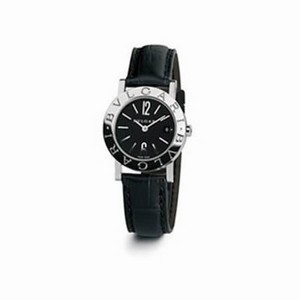 Bvlgari Quartz Analog Black Leather Watch #BB26BSLD/N (Women Watch)