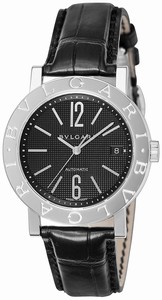 Bvlgari Swiss Automatic Dial Color Black Watch #BB38BSLDAUTO (Men Watch)