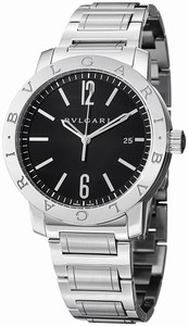 Bvlgari Swiss automatic Dial color Black Watch # BB41BSSD (Men Watch)