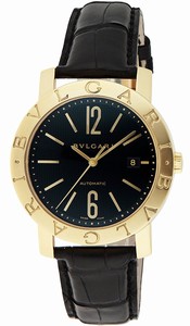 Bvlgari Swiss Automatic Dial Color Black Watch #BB42BGLDAUTO (Men Watch)