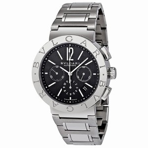 Bvlgari Automatic Dial color Black Watch # Bb42bssdch (Men Watch)