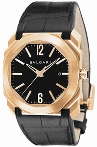 Bvlgari Swiss Automatic Dial Color Black Watch #BGOP41BGLD (Men Watch)