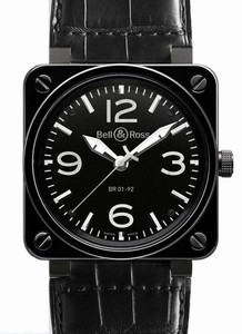 Bell & Ross BR01-92 Automatic Ceramic Watch # BR01-92-BL-CER_SCR BR0192 -BL-CERAMIC ( Watch)