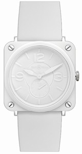 Bell & Ross Aviation BR Series Watch # BRS-White-Ceramic-Phantom (Women Watch)