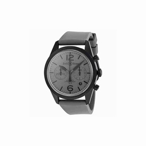 Bell & Ross Mechanical Dial color Grey Watch # BRV126-COMMANDO (Men Watch)