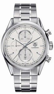 TAG Heuer Carrera Automatic Chronograph Date Stainless Steel Watch #CAR2111.BA0720 (Men Watch)