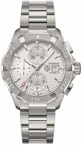 TAG Heuer Aquaracer Automatic Calibre 16 Chronograph Date Stainless Steel Watch# CAY2111.BA0925 (Men Watch)