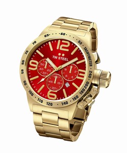 TW Steel Red Dial Watch #CB113 (Men Watch)