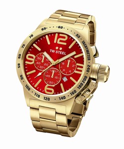 TW Steel Red Dial Watch #CB114 (Men Watch)