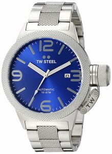 TW Steel Blue Dial Stainless Steel Band Watch #CB15 (Men Watch)