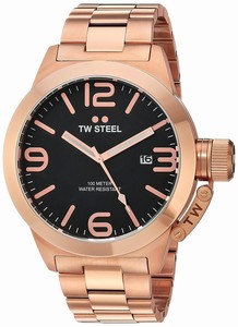 TW Steel Brown Dial Stainless Steel Band Watch #CB172 (Men Watch)