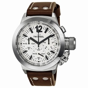 TW Steel White Quartz Watch #CE1007R (Men Watch)