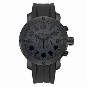 TW Steel Black Dial Pvd Black Band Watch #CE1029 (Men Watch)