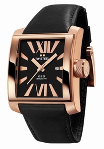 TW Steel CEO Goliath Quartz Rose Gold 42mm Watch # CE3011 (Men Watch)