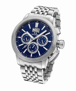 TW Steel Blue Dial Stainless Steel Watch # CE7022 (Men Watch)