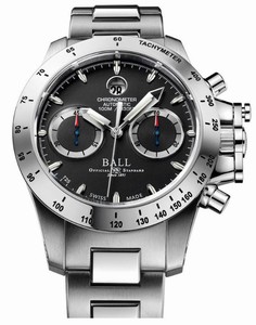 Ball Magnate Chronograph Automatic Stainless Steel # CM2098C-SCJ-BK (Men Watch)