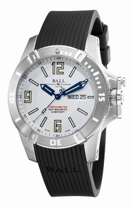 Ball Automatic Case Thickness 16 millimetres Watch # DM2036A-PCAJ-WH (Men Watc