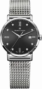 Maurice Lacroix Quartz Analog Date Stainless Steel Watch # EL1084-SS002-350-1 (Women Watch)