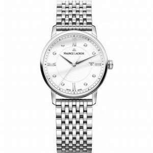 Maurice Lacroix silver Dial Stainless Steel Watch # EL1094-SS002-150-1 (Men Watch)