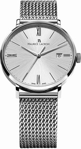 Maurice Lacroix Automatic Date Stainless Steel Watch # EL1118-SS002-110-1 (Men Watch)