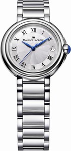 Maurice Lacroix Quartz Roman Numerals Dial Date Stainless Steel Watch # FA1004-SS002-110 (Men Watch)