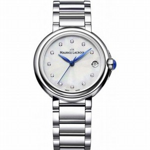 Maurice Lacroix Silver Dial Stainless Steel Watch #FA1004-SS002-170-1 (Men Watch)