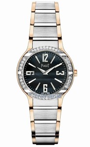 Piaget Black Dial White Gold Band Watch #G0A36232 (Women Watch)