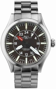 Ball Engineer Master II Aviator GMT Automatic # GM1086C-SJ-BR (Men Watch)