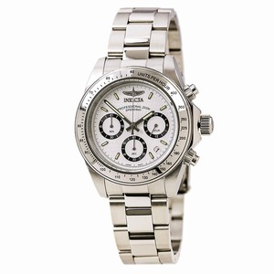 Invicta White Dial Stainless Steel Band Watch #INVICTA-7025 (Men Watch)