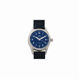 IWC Blue Dial Fixed Band Watch #IW324008 (Men Watch)