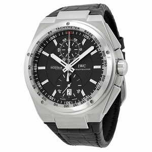 IWC Black Automatic Watch #IW378406 (Men Watch)