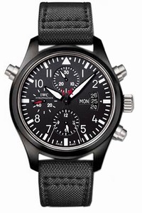 IWC Pilot's Automatic Double Chronograph Edition Top Gun Watch # IW379901 (Men Watch)