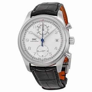 IWC Silver Dial Fixed Band Watch #IW390403 (Men Watch)