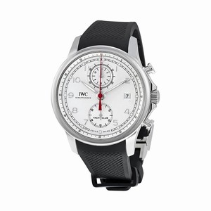 IWC Automatic Portugieser Yacht Club Chronograph Black Rubber Watch # IW390502 (Men Watch)