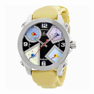 Jacob & Co. Quartz Dial color Black / Multi-color Mother of Pearl Watch # JCM-75DA (Men Watch)