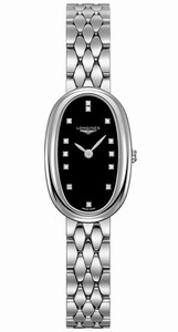 Longines Black Battery Operated Quartz Watch # L2.305.4.57.6 (Men Watch)
