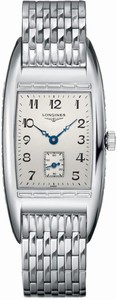 Longines Quartz Polished Stainless Steel Silver Arabic Numeral With Seconds Sub- At 6 Dial Polished Stainless Steel Band Watch #L2.501.4.73.6 (Women Watch)