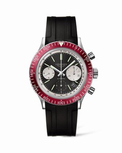 Longines Black Automatic Self Winding Watch # L2.808.4.52.9 (Men Watch)
