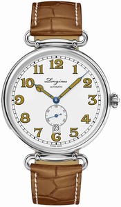 Longines Automatic Heritage 1918 Leather Watch# L2.809.4.23.2 (Men Watch)