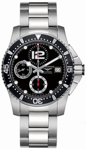 Longines HydroConquest Automatic Chronograph Date Stainless Steel Watch # L3.644.4.56.6 (Men Watch)