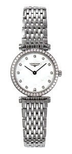 Longines Quartz Stainless Steel Watch #L4.241.0.80.6 (Women Watch)