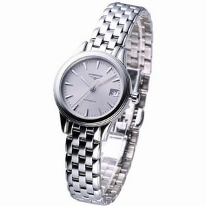 Longines Flagship Automatic Silver Dial Date Stainless Steel Watch# L4.274.4.72.6 (Women Watch)