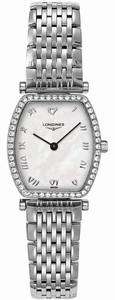 Longines Quartz Stainless Steel White Dial Stainless Steel Band Watch #L4.288.0.09.6 (Women Watch)