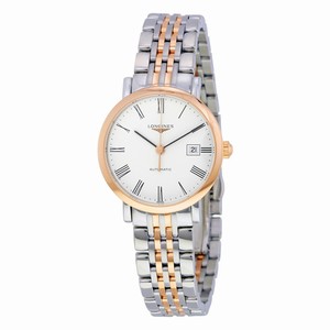 Longines White Matte Dial Automatic Watch #L4.310.5.11.7 (Women Watch)