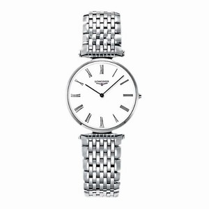 Longines La Grande Classiques Quartz White Dial Roman Numerals Stainless Steel Watch# L4.512.4.11.6 (Women Watch)