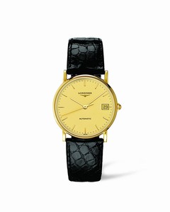 Longines Automatic Dial color Champagne Watch # L4.744.6.32.0 (Men Watch)