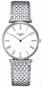 Longines La Grande Classique Quartz Roman Numerals Dial Stainless Steel Watch# L4.755.4.11.6 (Men Watch)
