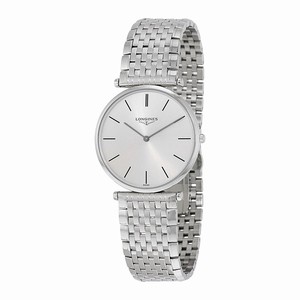 Longines Silver Dial Fixed Stainless Steel Band Watch #L4.755.4.72.6 (Men Watch)