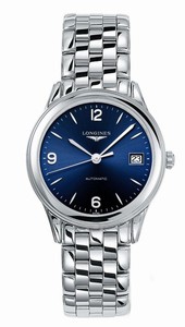 Longines Flagship Automatic Blue Dial Date Stainless Steel Watch# L4.774.4.96.6 (Men Watch)