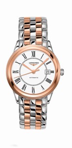 Longines Flagship Automatic Roman Numerals Dial Date Stainless Steel Watch# L4.874.3.91.7 (Men Watch)